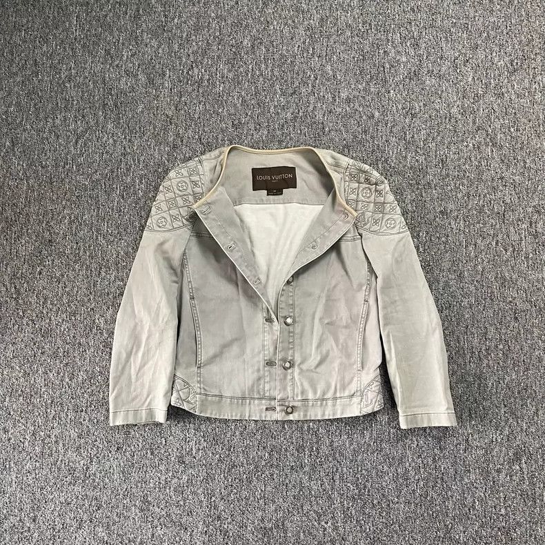 Louis Vuitton Denim Jacket Size 36 - dmc