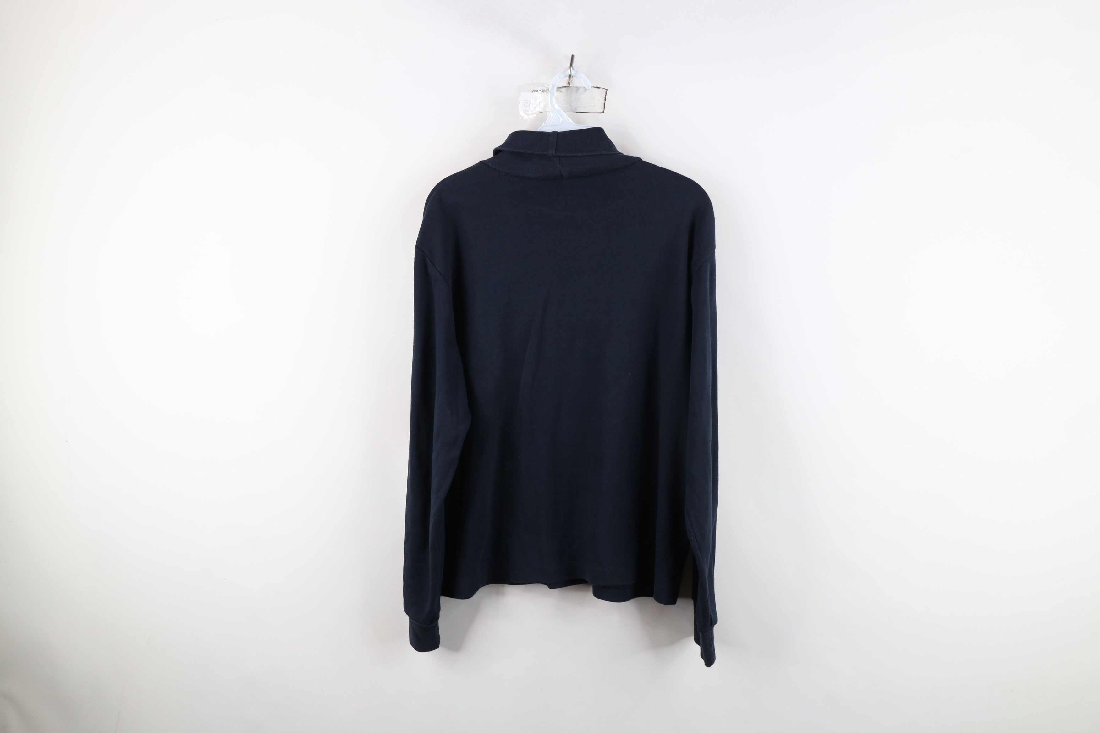 Vintage Vintage 90s Streetwear Blank Long Sleeve Turtleneck T-Shirt Size L / US 10 / IT 46 - 8 Thumbnail