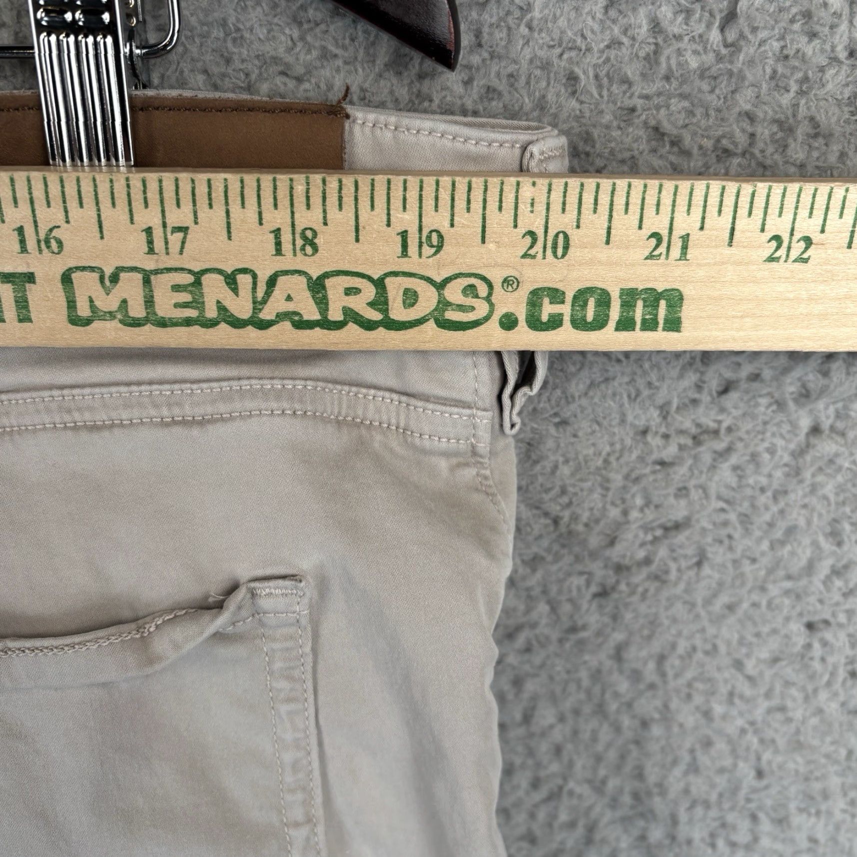Vintage 34 Heritage Men Beige 5-Pocket Chino Pants 38x30 Classic Comfort Rise Inseam 30 Regular Size 38 Beige Mens Size US 38 / EU 54 - 5 Thumbnail