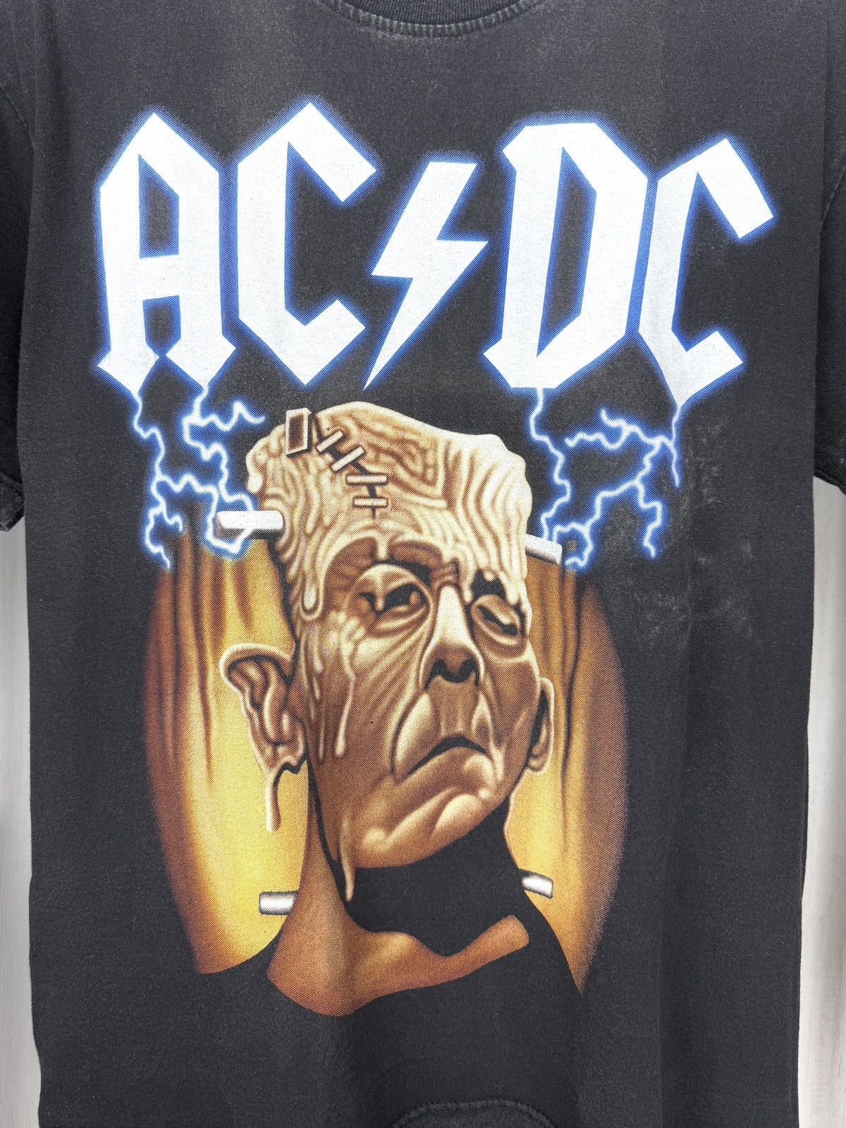 AC/DC VINTAGE 90s AC/DC "MELTDOWN FRANKENSTEIN'S MONSTER" BAND Tee Size US L / EU 52-54 / 3 - 4 Thumbnail