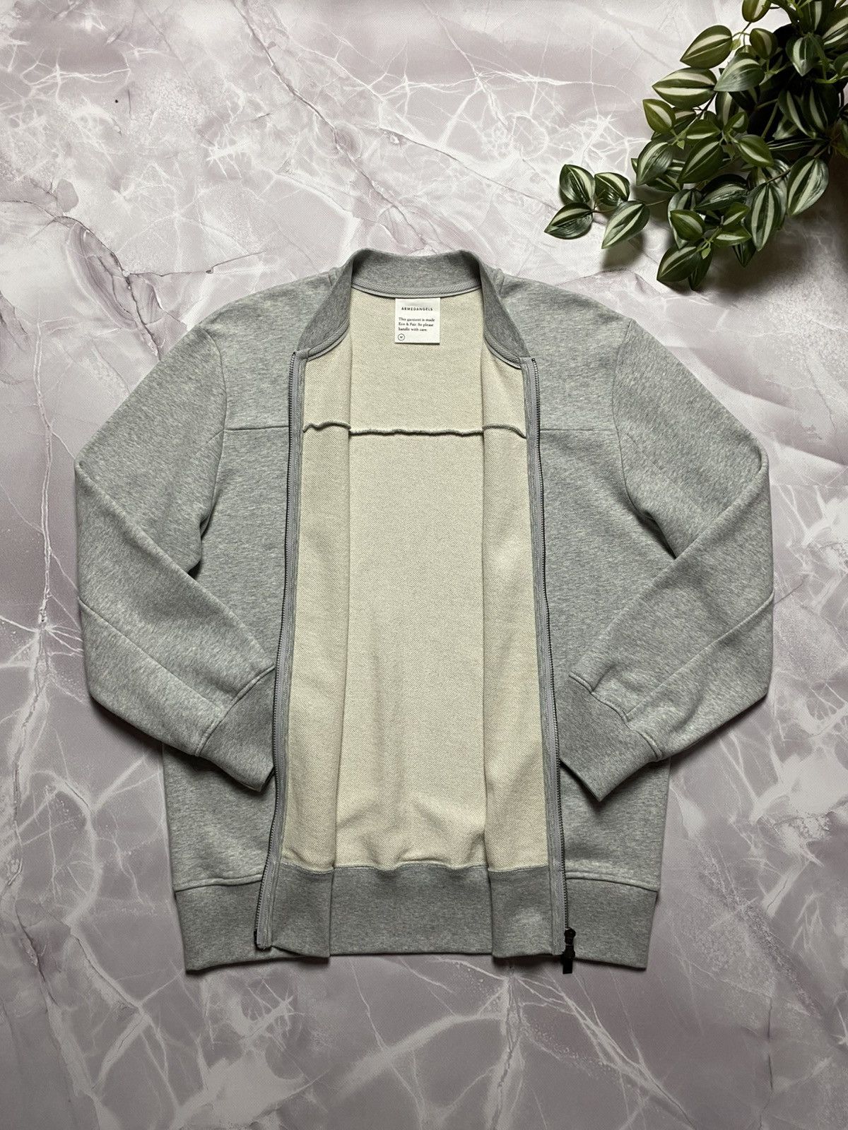 Designer Armedangels Zip Sweatshirt Organic Cotton Minimalist Size M Size US M / EU 48-50 / 2 - 4 Thumbnail