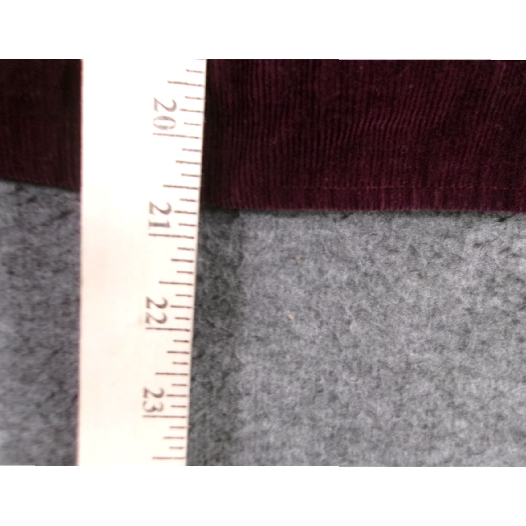 Sandro Sandro Corduroy Jacket Womens Medium Maroon Ruffled Boho Chic Casual Fall Spring Layering Snap Size M / US 6-8 / IT 42-44 - 5 Thumbnail