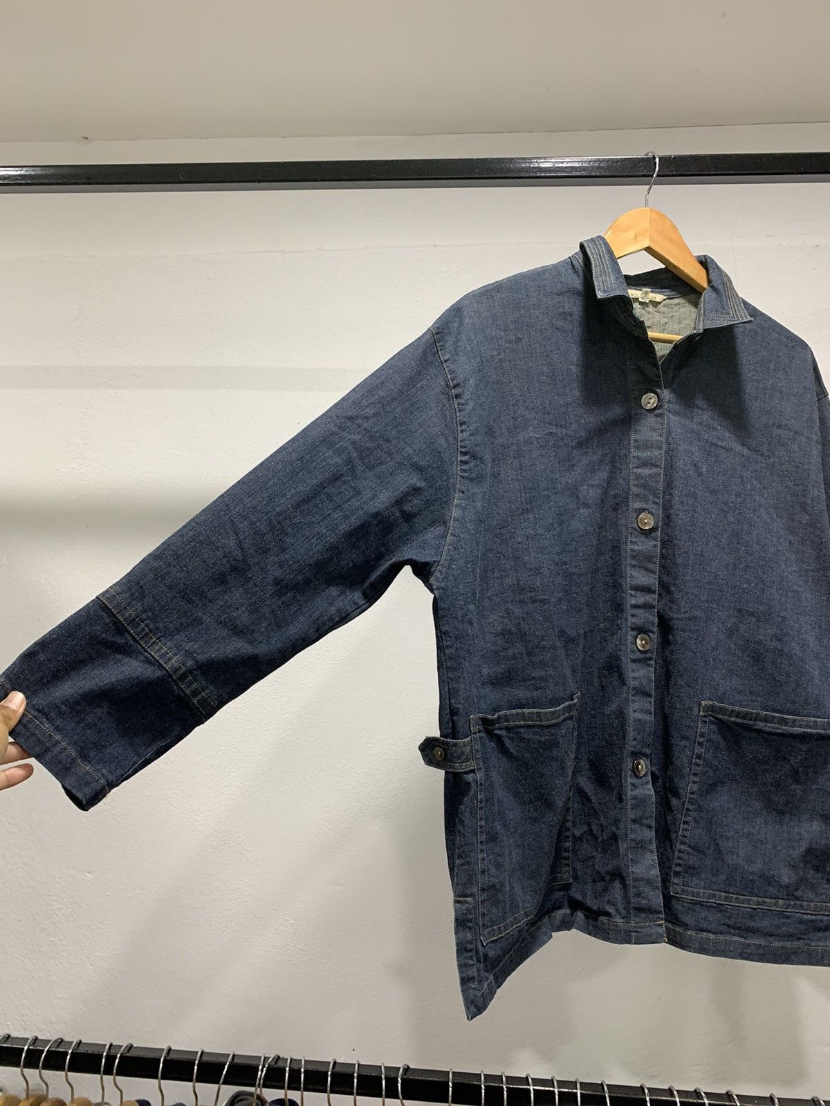 Designer × Japanese Brand × Vintage Vintage Denim Jacket Cardigan by Harpers Bigot Size US M / EU 48-50 / 2 - 5 Thumbnail