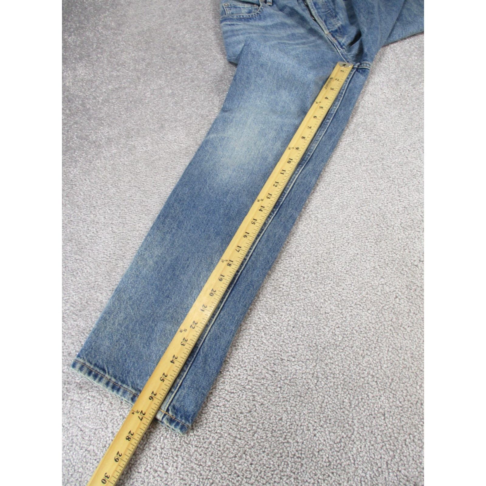Everlane VINTAGE Everlane Womens Jeans Ankle 23 Light Wash 90s Denim Pants Blue Slim Fit Size 40" / US 18 - 4 Thumbnail