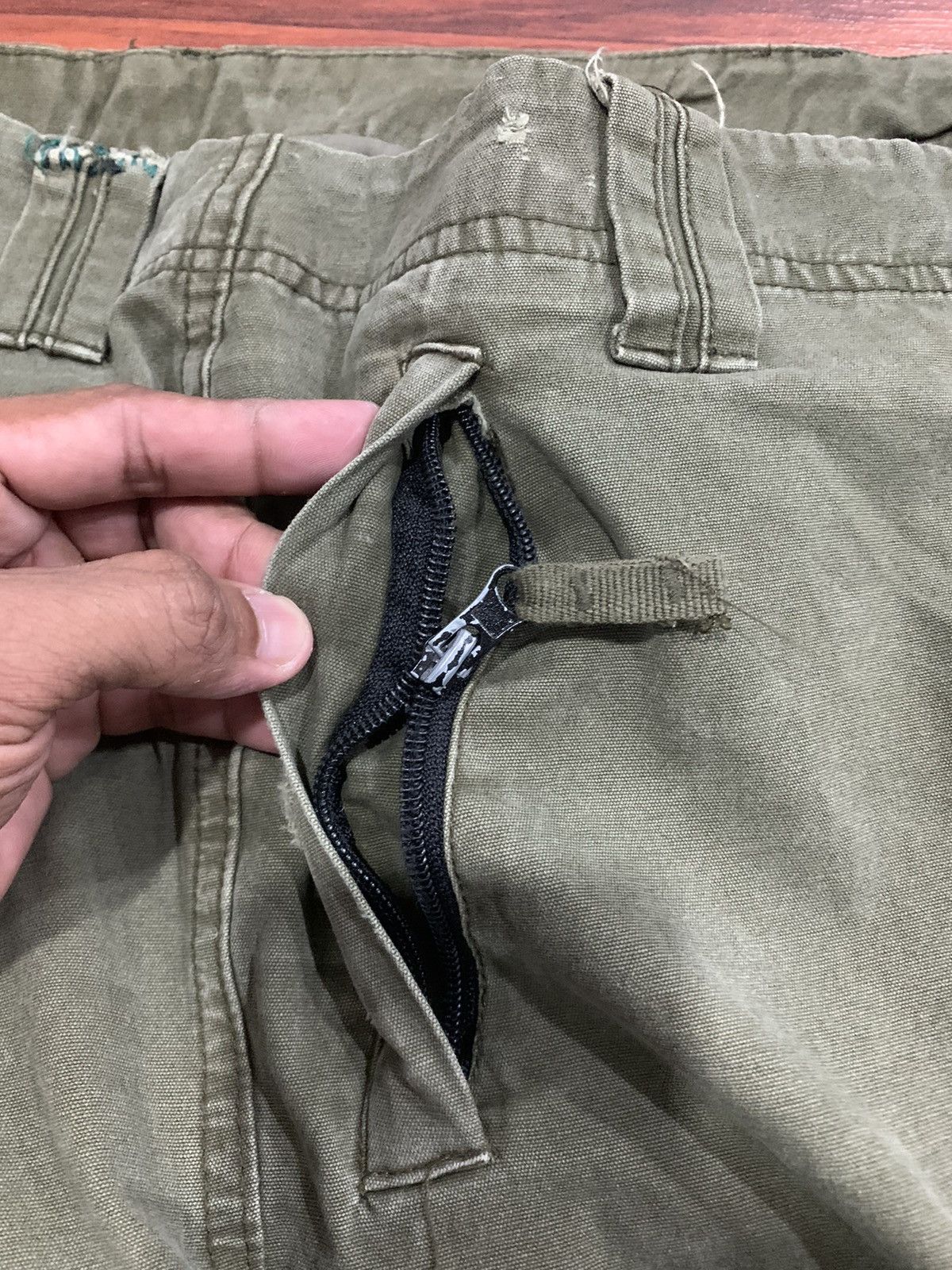 Japanese Brand Army Inspired Cargo Pants Size US 32 / EU 48 - 15 Thumbnail