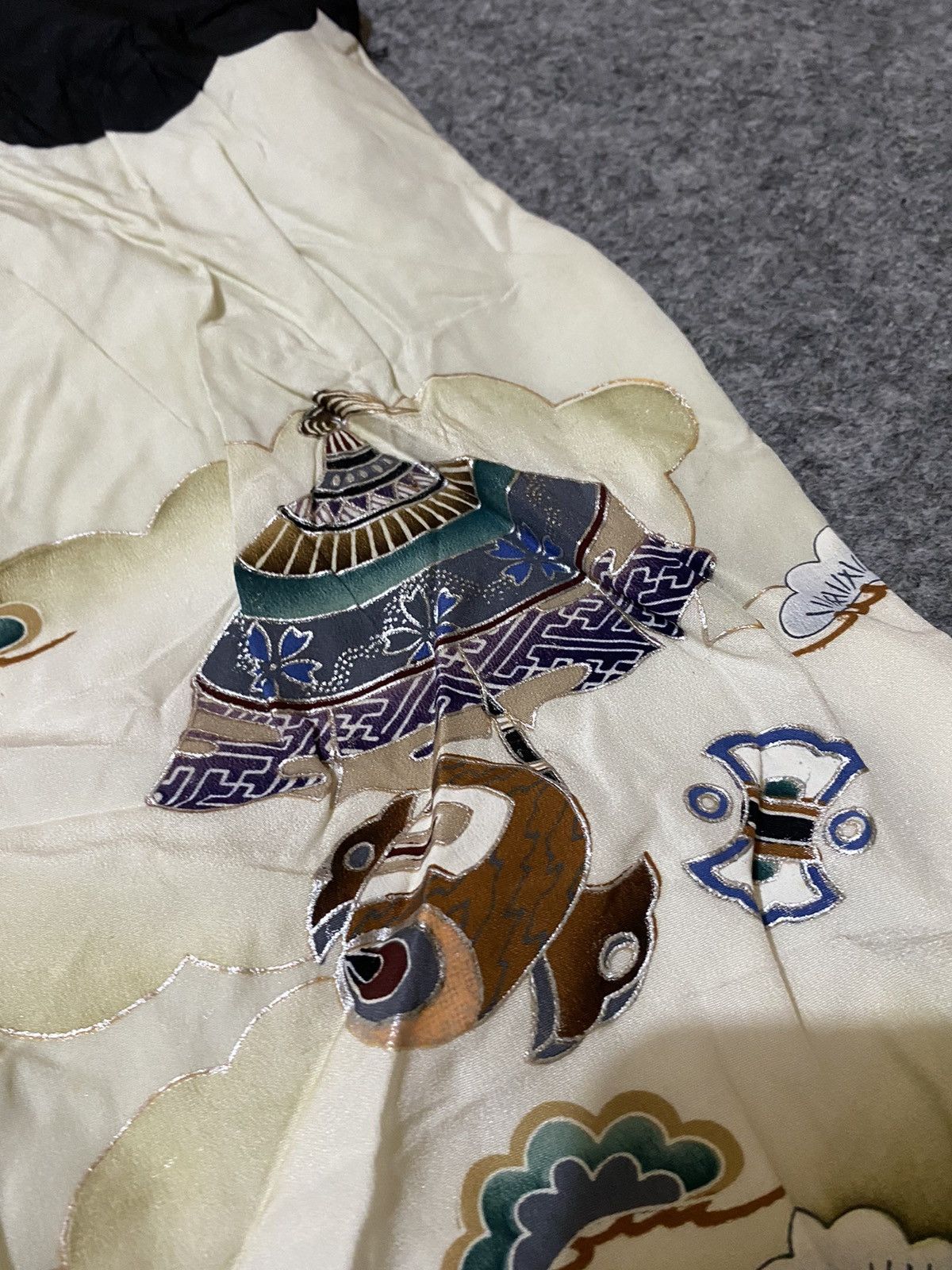 Japanese Brand 60s Vtg Rare Sukajan Kimono Classic Script Size US S / EU 44-46 / 1 - 16 Thumbnail