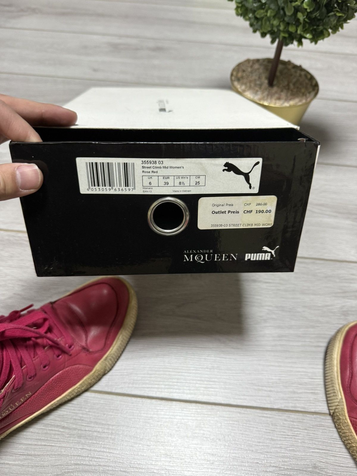 Alexander McQueen × Puma Alexander McQueen x Puma street climb leather sneakers Size US 8.5 / IT 38.5 - 8 Thumbnail