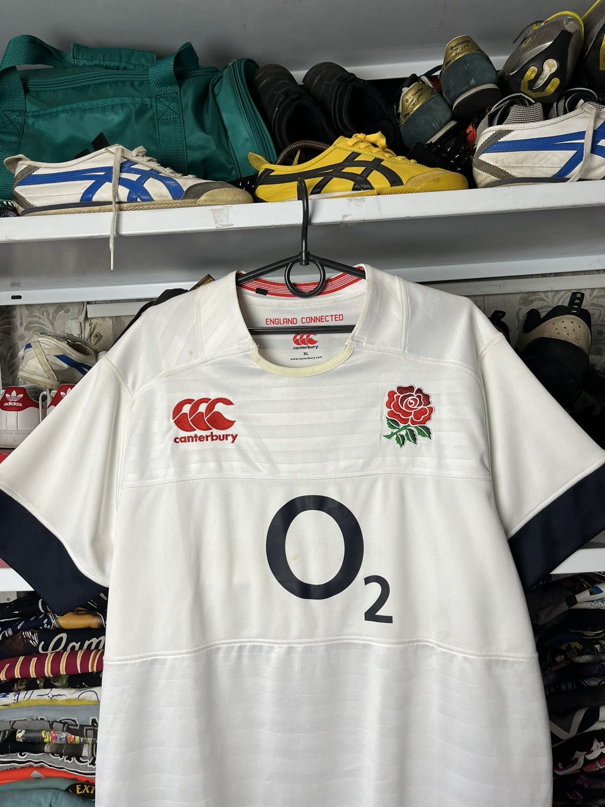 Canterbury of New Zealand Mens Vintage Canterbury England rugby polos T-shirt rare Size US XL / EU 56 / 4 - 3 Thumbnail