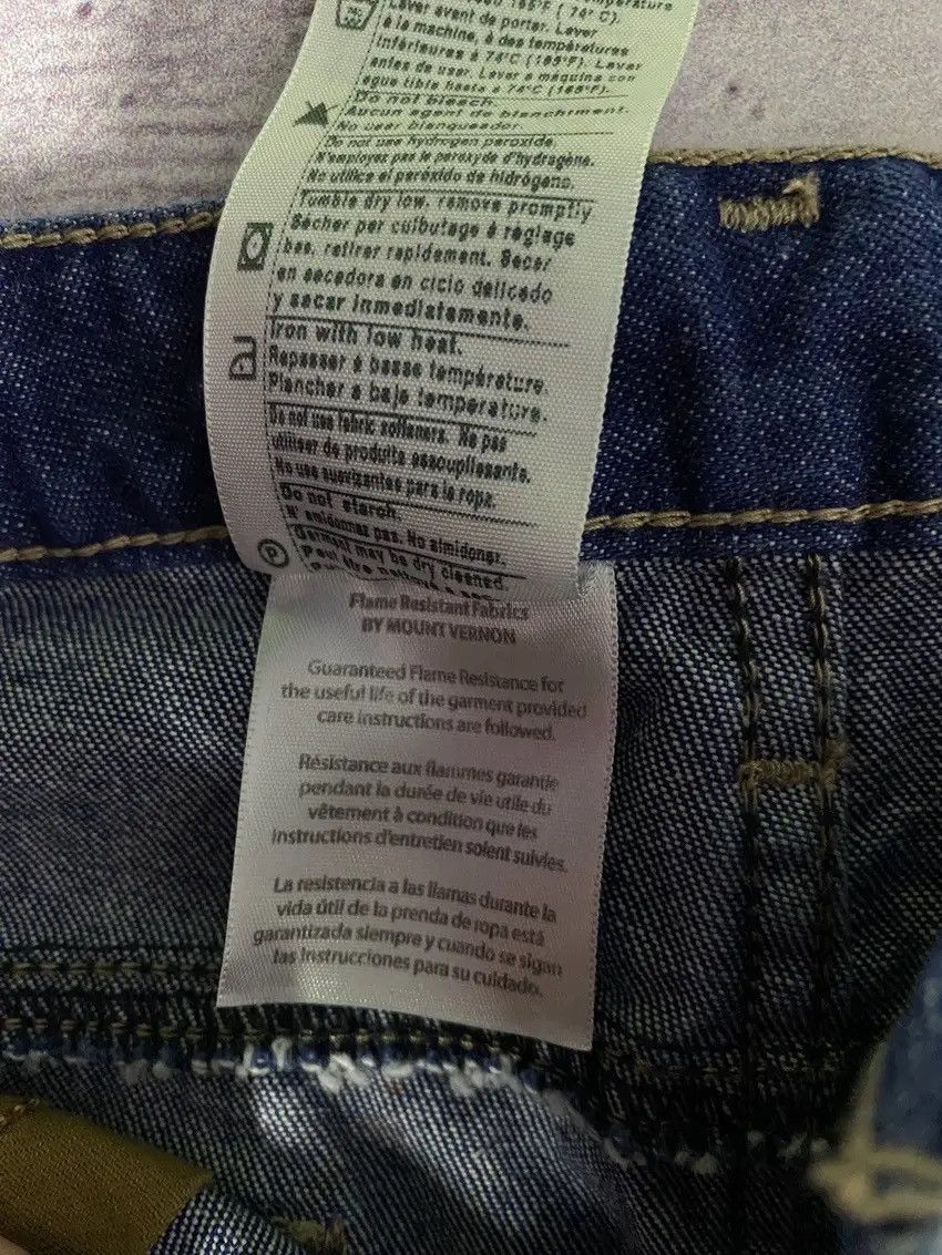 Carhartt Women’s Y2K Carhartt FR Thrashed Denim Carpenter Jeans Size 28" / US 6 / IT 42 - 11 Thumbnail