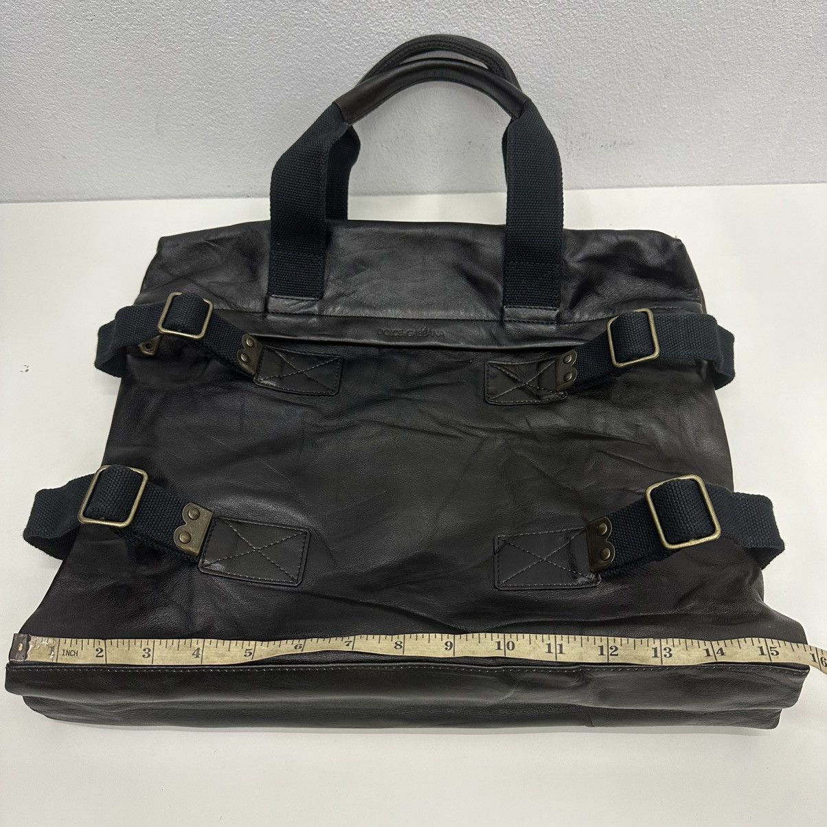 Dolce & Gabbana ‼️YES‼️D&G TACTICAL REVERSIBLE CARRY TOTE BAG LEATHER CANVAS Size ONE SIZE - 19 Thumbnail