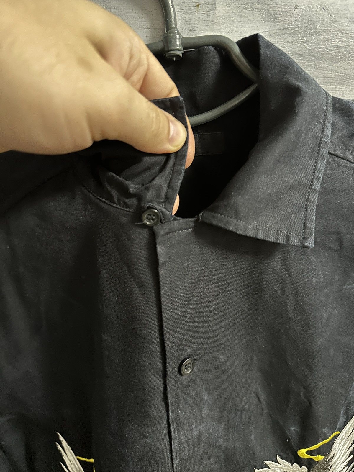 Diesel Rare Shirt Button Diesel Bird Japan Style Big Logo Size US M / EU 48-50 / 2 - 9 Thumbnail