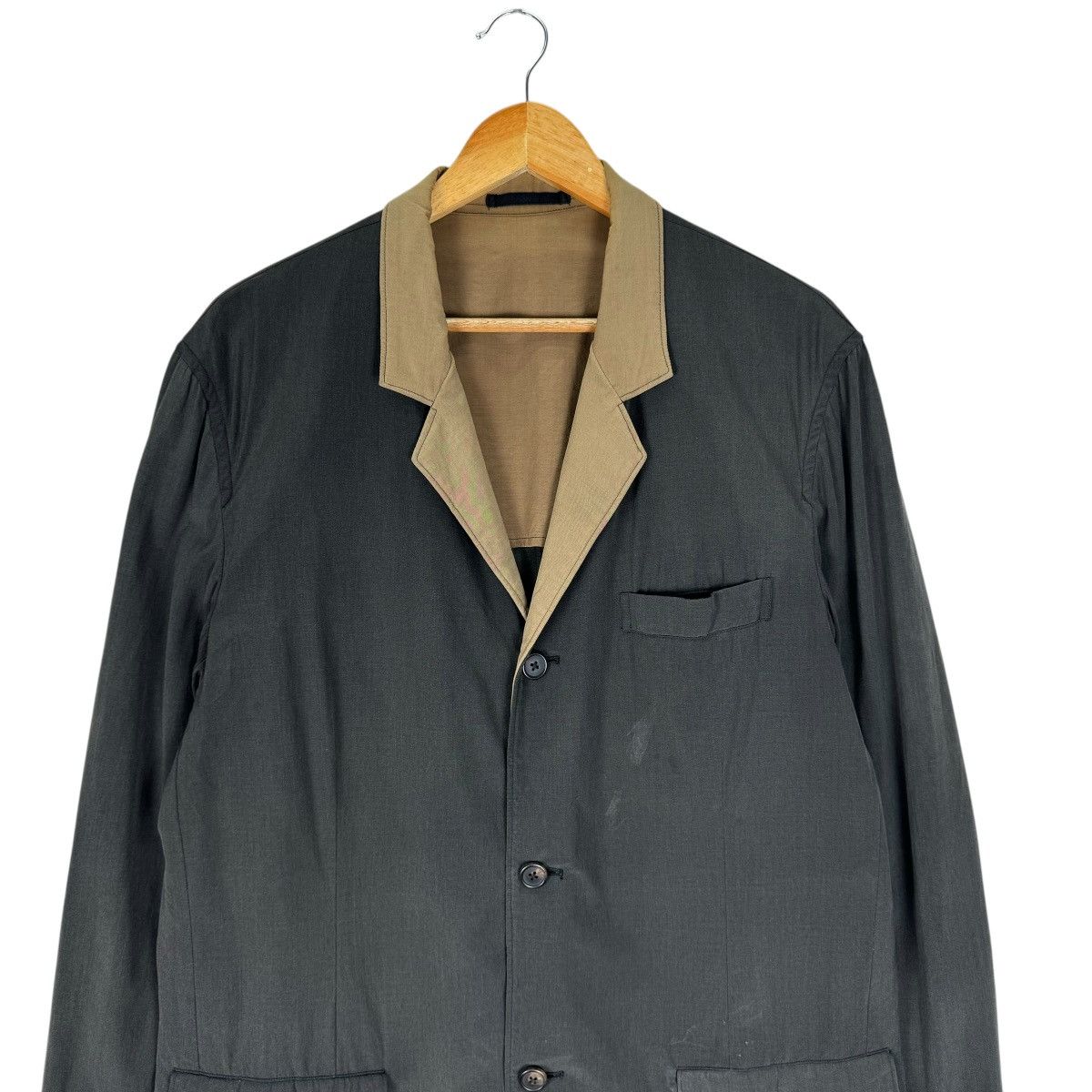 Yohji Yamamoto 🔥Y’S FOR MEN WOOL BLAZER COAT Size US L / EU 52-54 / 3 - 3 Thumbnail