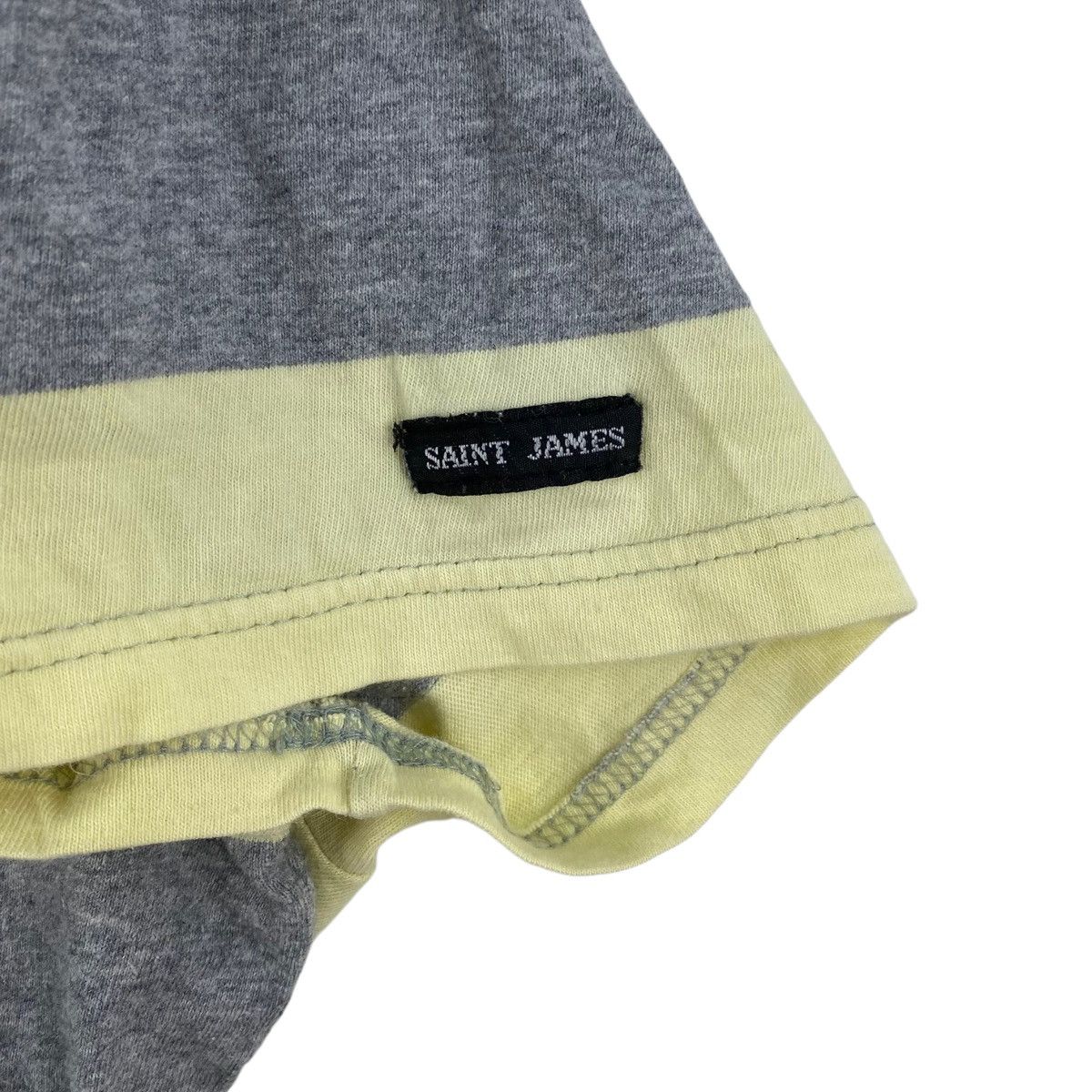 Saint James × Vintage Vintage SAINT JAMES France Brand Stripes Short Sleeve Shirt Size M / US 6-8 / IT 42-44 - 3 Thumbnail