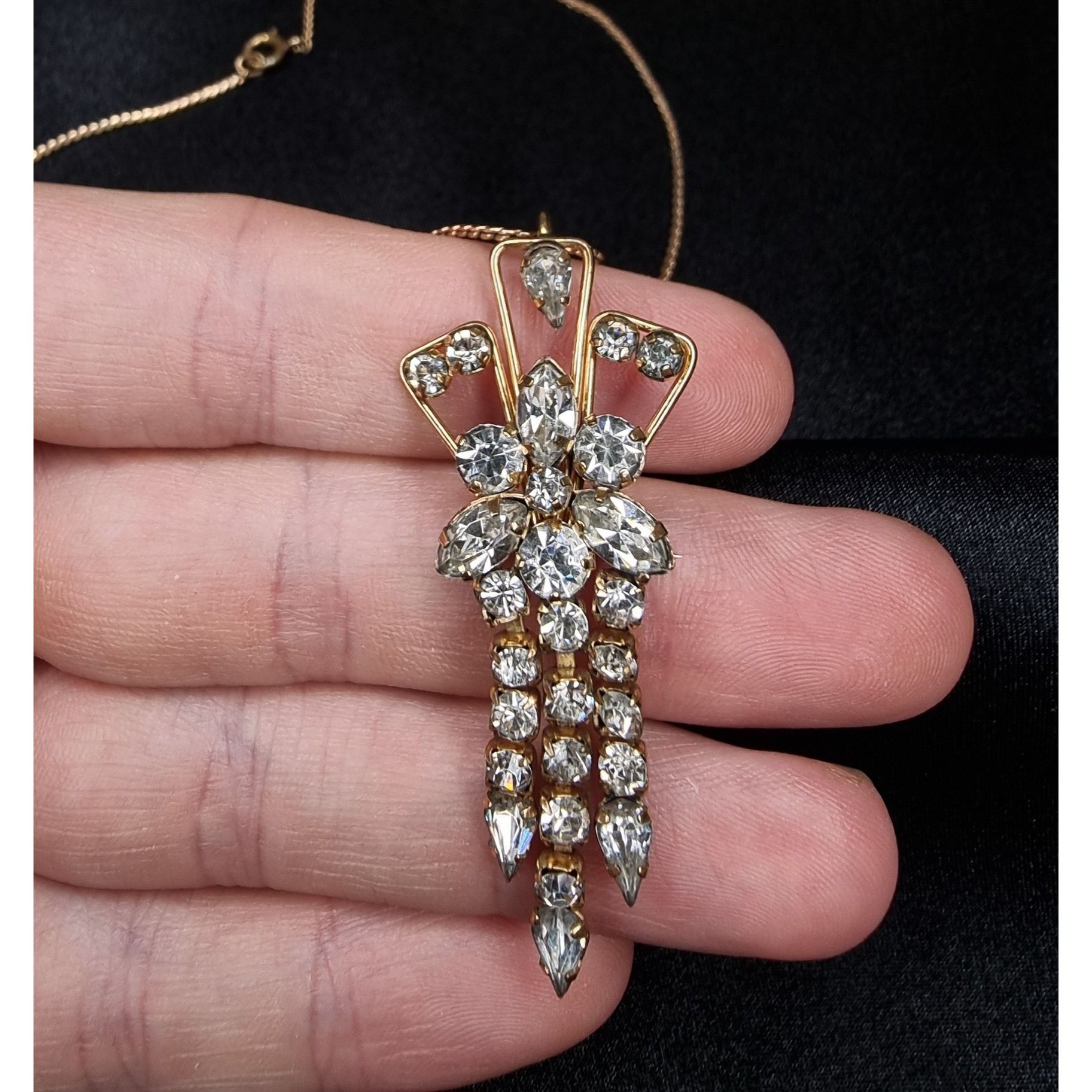 Vintage Vintage Star-Art 1/20 12 GF 1960s Necklace & Brooch Combo Wi Size ONE SIZE - 4 Thumbnail