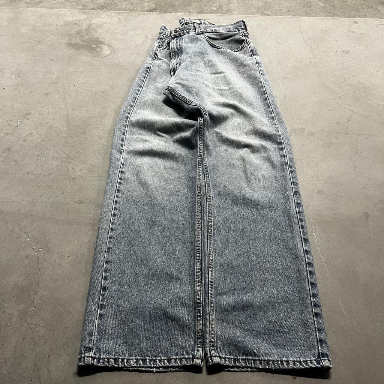 Levi's Crazy Vintage Y2K/2000s Baggy Levis Skater Style Light Blue Wash Denim Jeans! Size US 36 / EU 52 - 3 Thumbnail