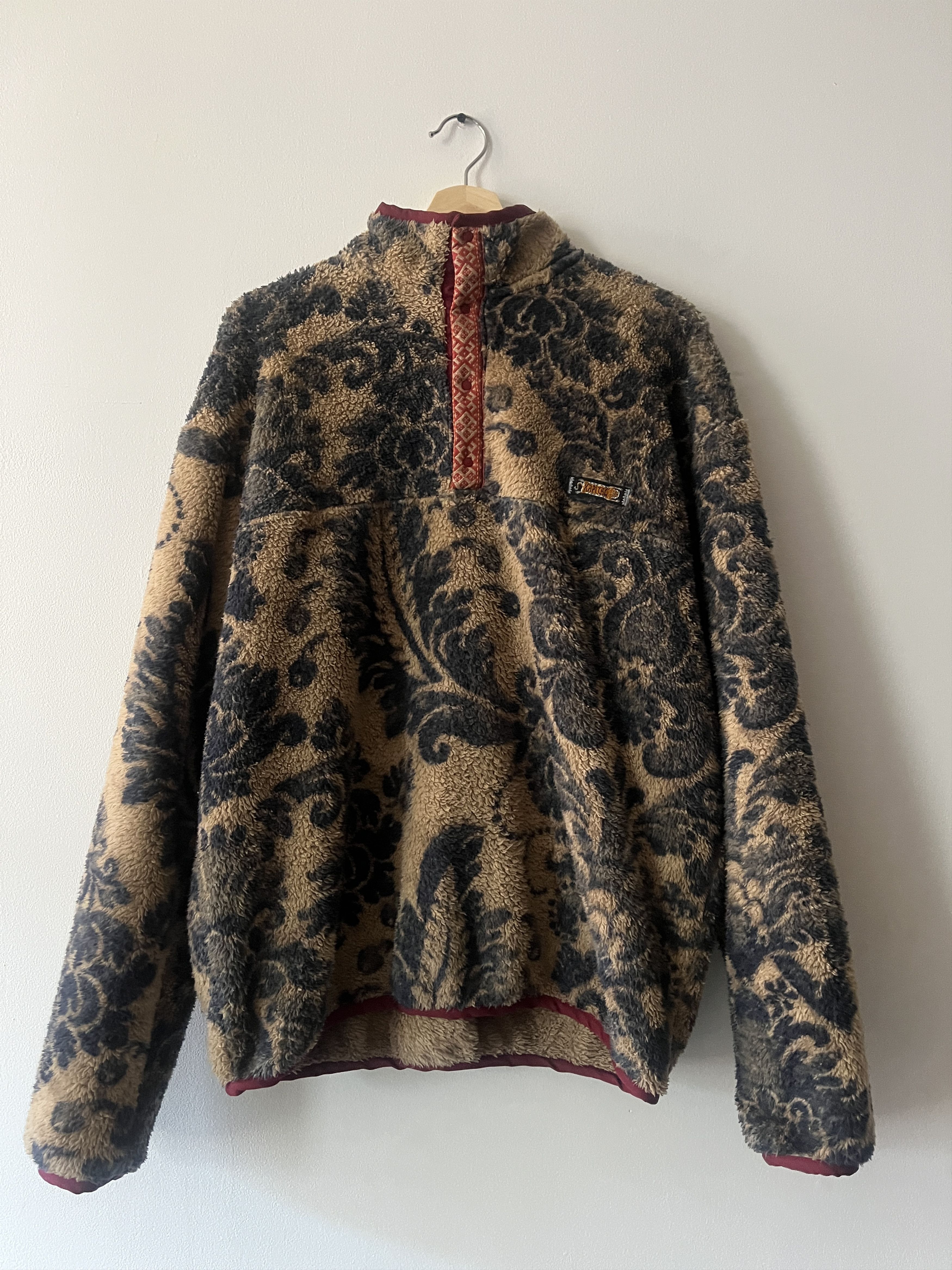 Kapital Damask Fleece Pullover Size US L / EU 52-54 / 3 - 1 Thumbnail