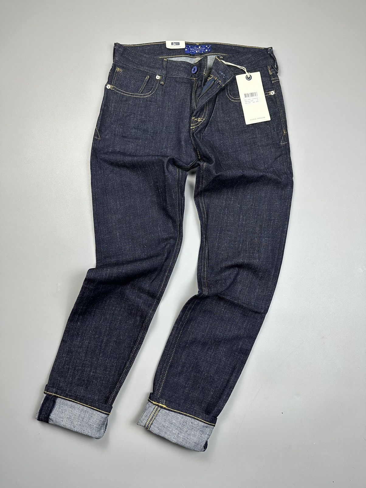 Scotch & Soda Scotch&Soda Solid Skinny Blue Jeans Ralston Size US 29 - 1 Thumbnail