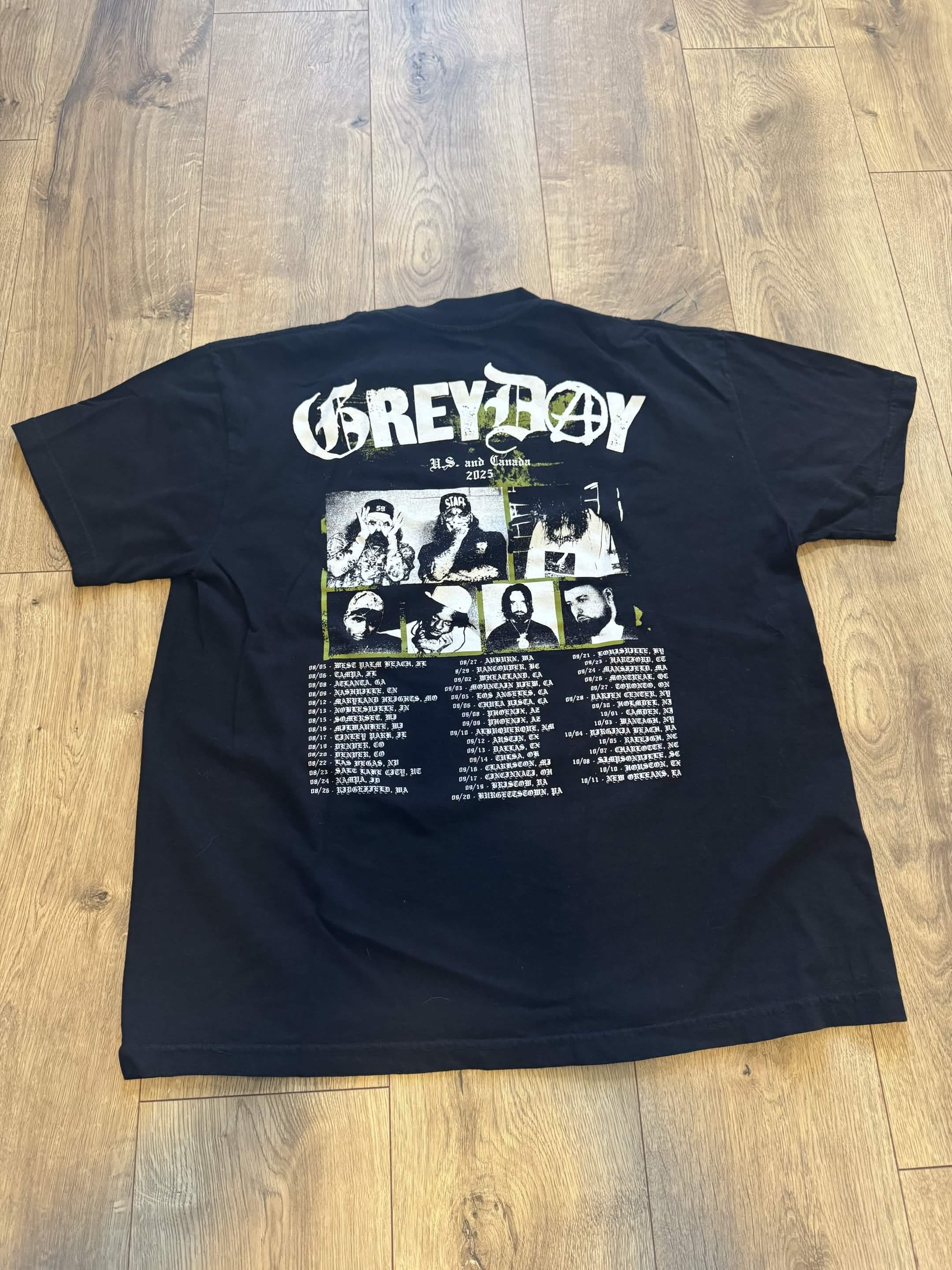 G59 Records GreyDay 2025 Tour Tee Size US XL / EU 56 / 4 - 2 Thumbnail