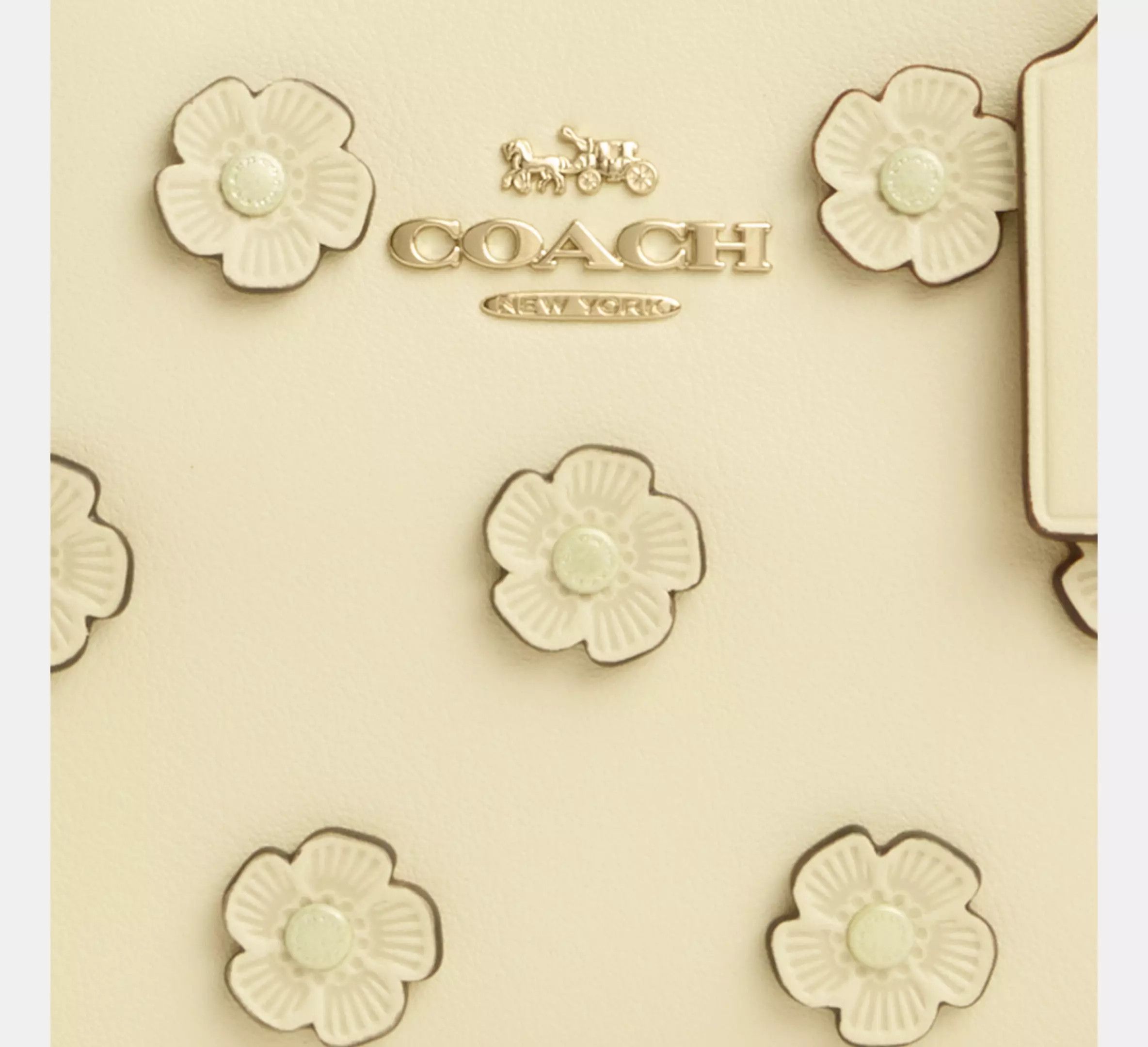 Coach Satchel Crossbody Bag With Floral Applique CAJ99 Size ONE SIZE - 9 Thumbnail