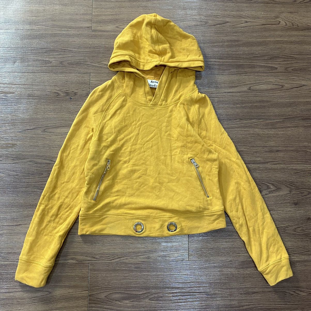 Acne Studios Acne Studios Wonder Jersey Cropped Hoodie Size S / US 4 / IT 40 - 1 Thumbnail