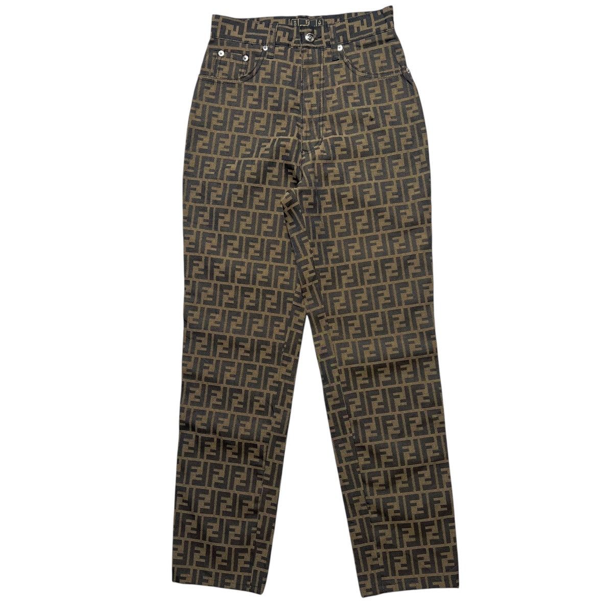 【関税＆送料込み】Fendi Bouquet Pants FENDI white cargo pants | NOIR ONLINE