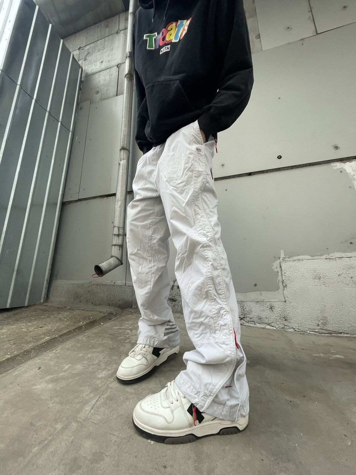 Nike × Vintage Vintage Nike track pants triple swoosh Size US 34 / EU 50 - 3 Thumbnail
