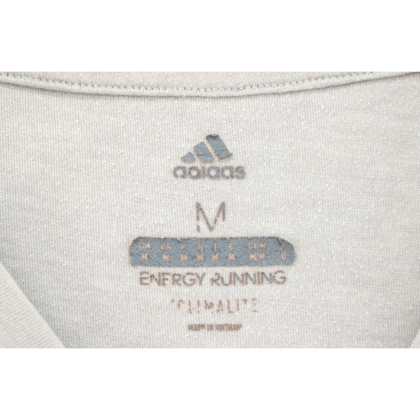 Adidas ADIDAS CLIMALITE Energy Running T Shirt Womens Medium Gray Short Sleeve Athletic Size M / US 6-8 / IT 42-44 - 3 Thumbnail