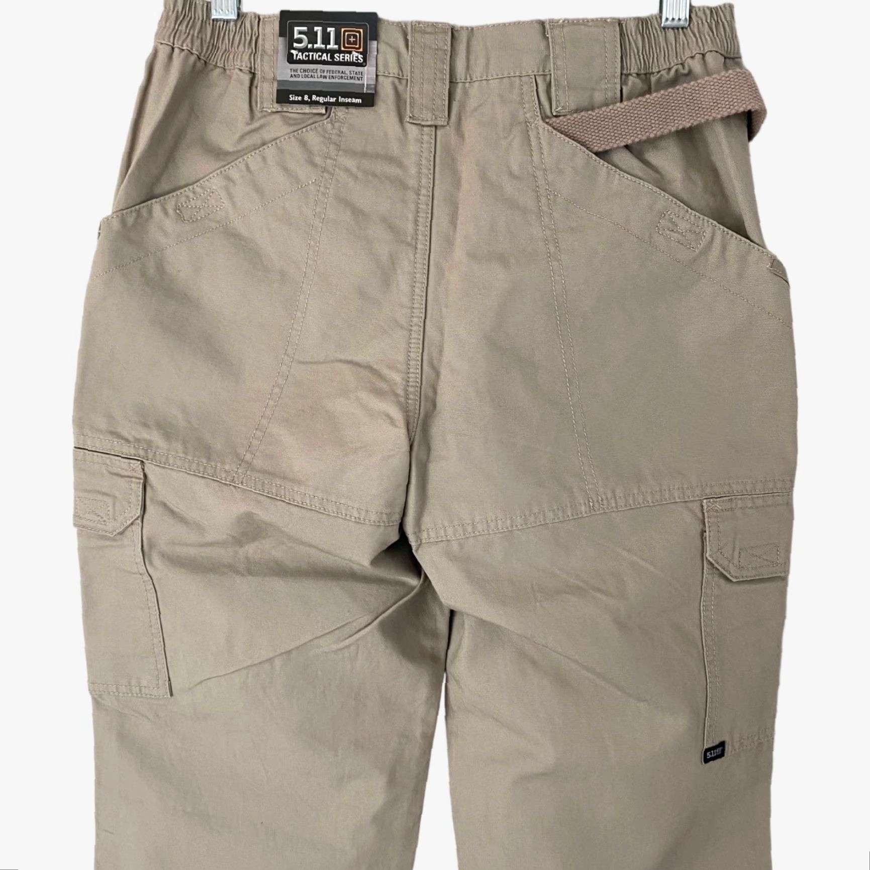 Vintage VINTAGE 5.11 Tactical Cotton Canvas Cargo Pants Women Size 8 Khaki Workwear Casual Size 30" / US 8 / IT 44 - 6 Thumbnail