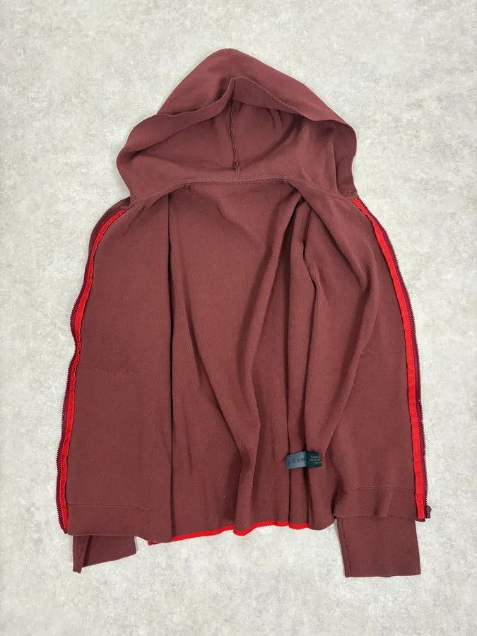 Prada 2000s Prada Burgundy Zip-Up Hoodie Size S / US 4 / IT 40 - 7 Thumbnail