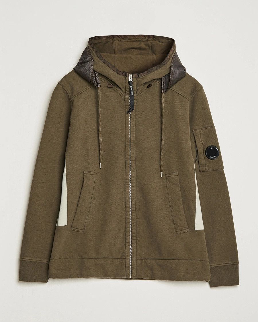 C.P. Company o1y1224 Logo Hoodie in Military Green Size US L / EU 52-54 / 3 - 1 Thumbnail