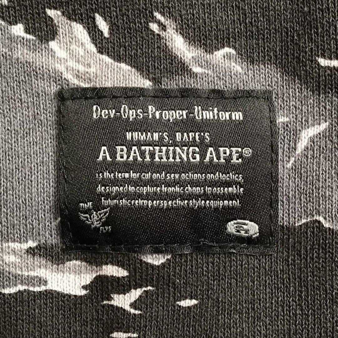 Bape BAPE Black Tiger camo full zip hoodie a bathing ape Size US S / EU 44-46 / 1 - 7 Thumbnail