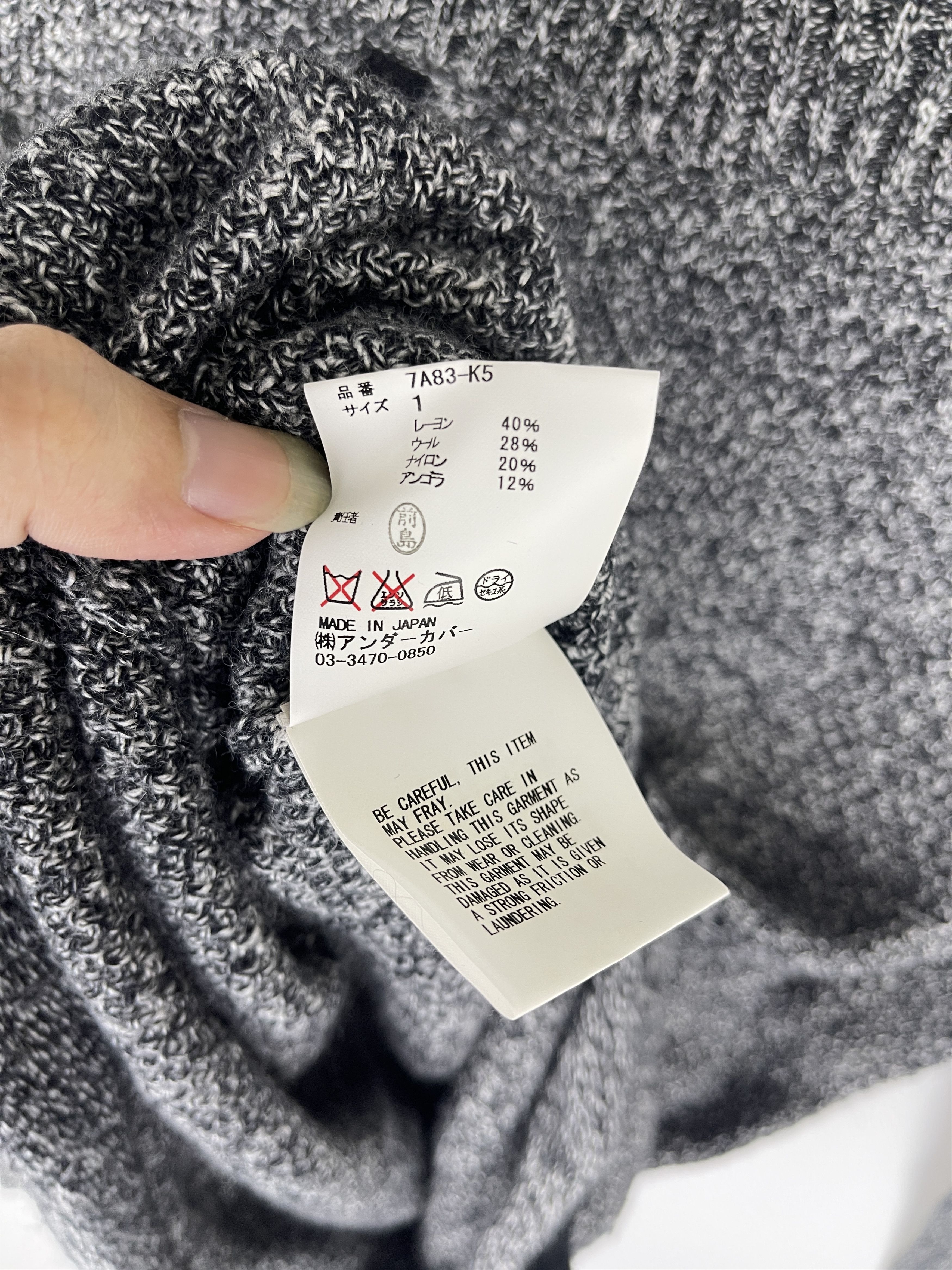 Undercover Undercover A/W2009 Earmuff Maniac Elastic Sweater Size US S / EU 44-46 / 1 - 7 Thumbnail