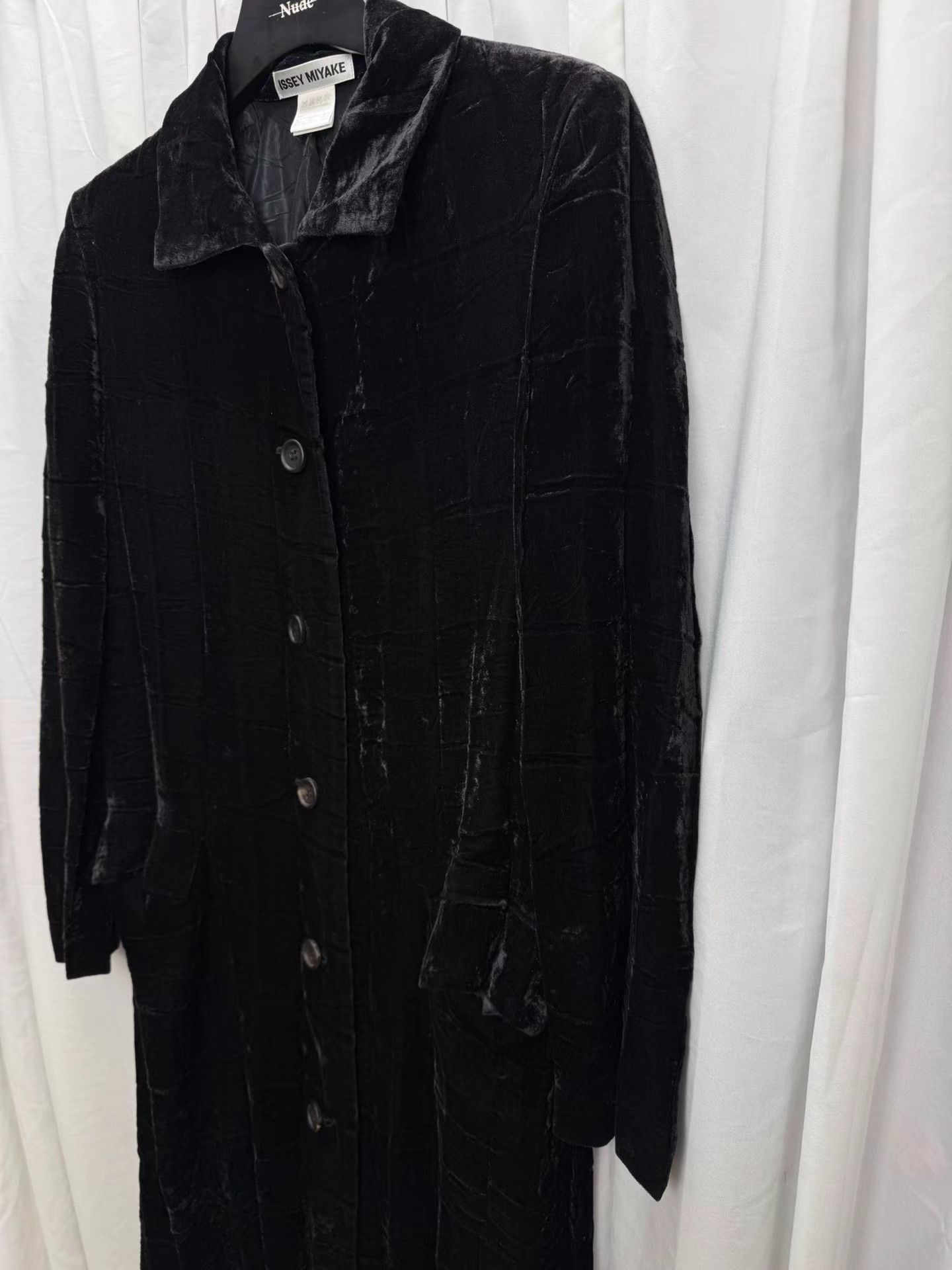 Issey Miyake ISSEY MIYAKE Pleated Velvet Coat K20 Size US L / EU 52-54 / 3 - 4 Thumbnail