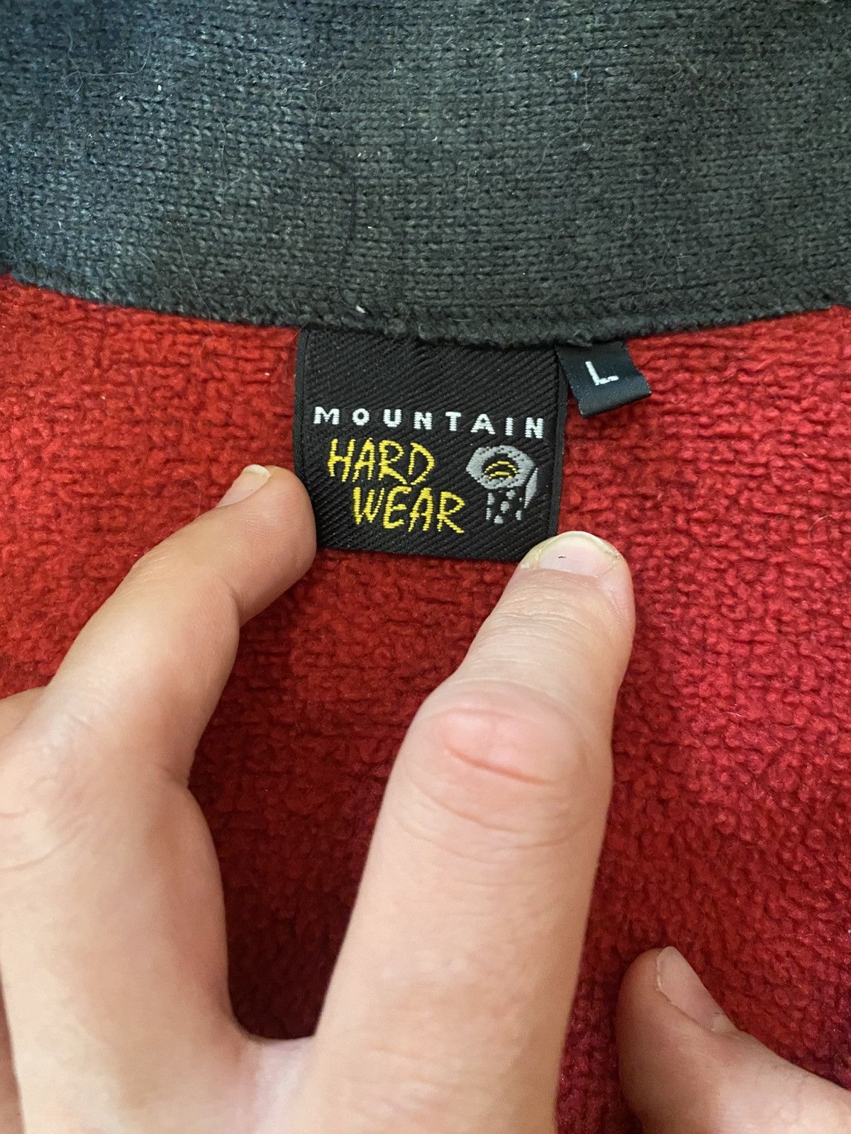 Mountain Hardwear Mountain Hardwear Polartec Vintage 1/4 Zip Fleece Mens L Red Size US L / EU 52-54 / 3 - 7 Thumbnail