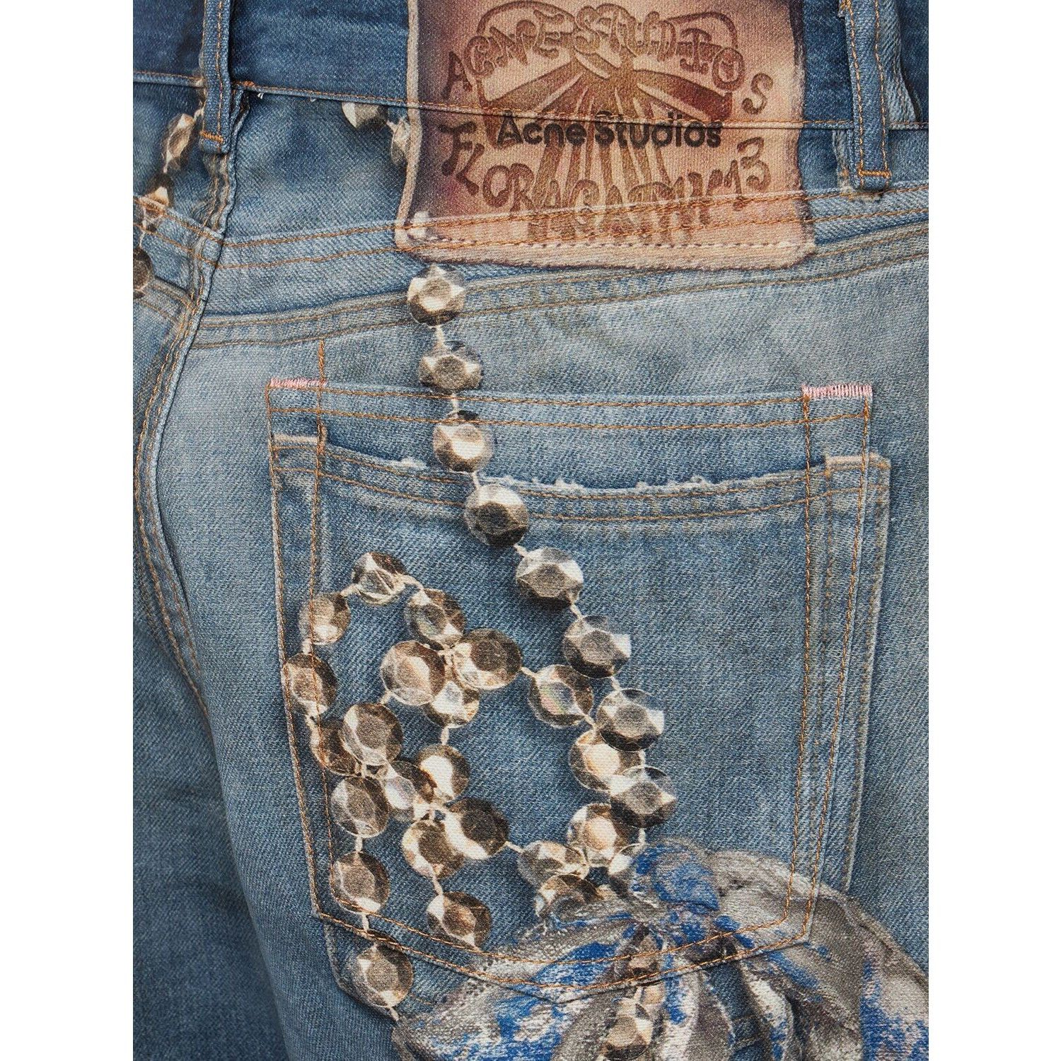 Acne Studios ACNE STUDIOS 1981 U Tio Blue Denim Jeans New & Authentic (Me Size US 34 / EU 50 - 2 Thumbnail