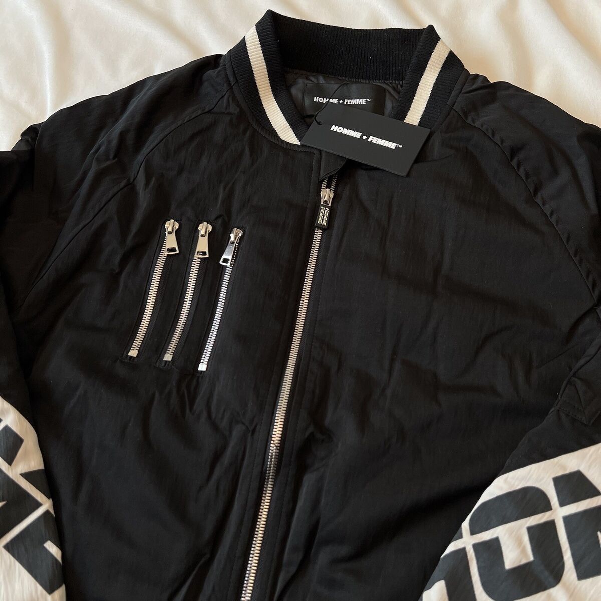 Homme + Femme La Homme Femme Classic Bomber 2.0 Jacket Size US L / EU 52-54 / 3 - 2 Thumbnail