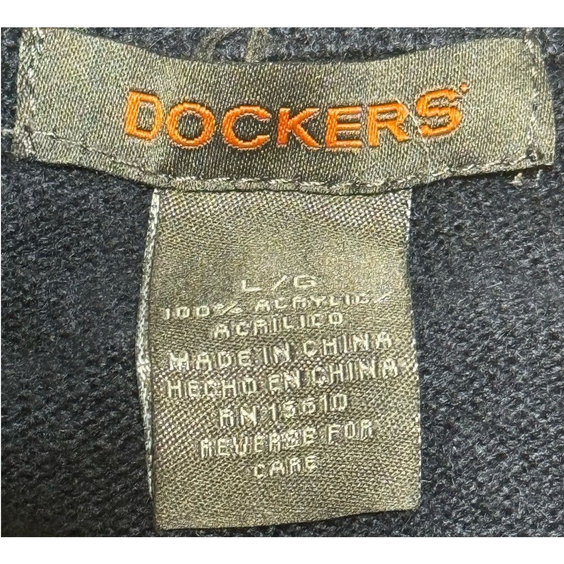 Dockers Dockers Sweater Mens L Argyle Diamond Acrylic Preppy Gray Size US L / EU 52-54 / 3 - 7 Thumbnail