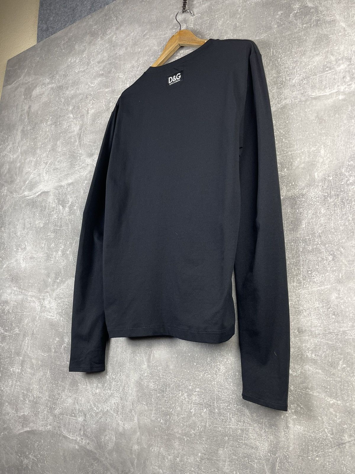 Dolce & Gabbana Dolce&Gabbana Black Based DsG Long Sleeve Size US L / EU 52-54 / 3 - 6 Thumbnail