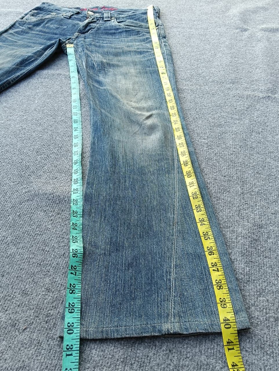 Edwin EDWIN Blue Trip Faded Wash Flare Bootcut Denim Jeans. Size US 32 / EU 48 - 4 Thumbnail