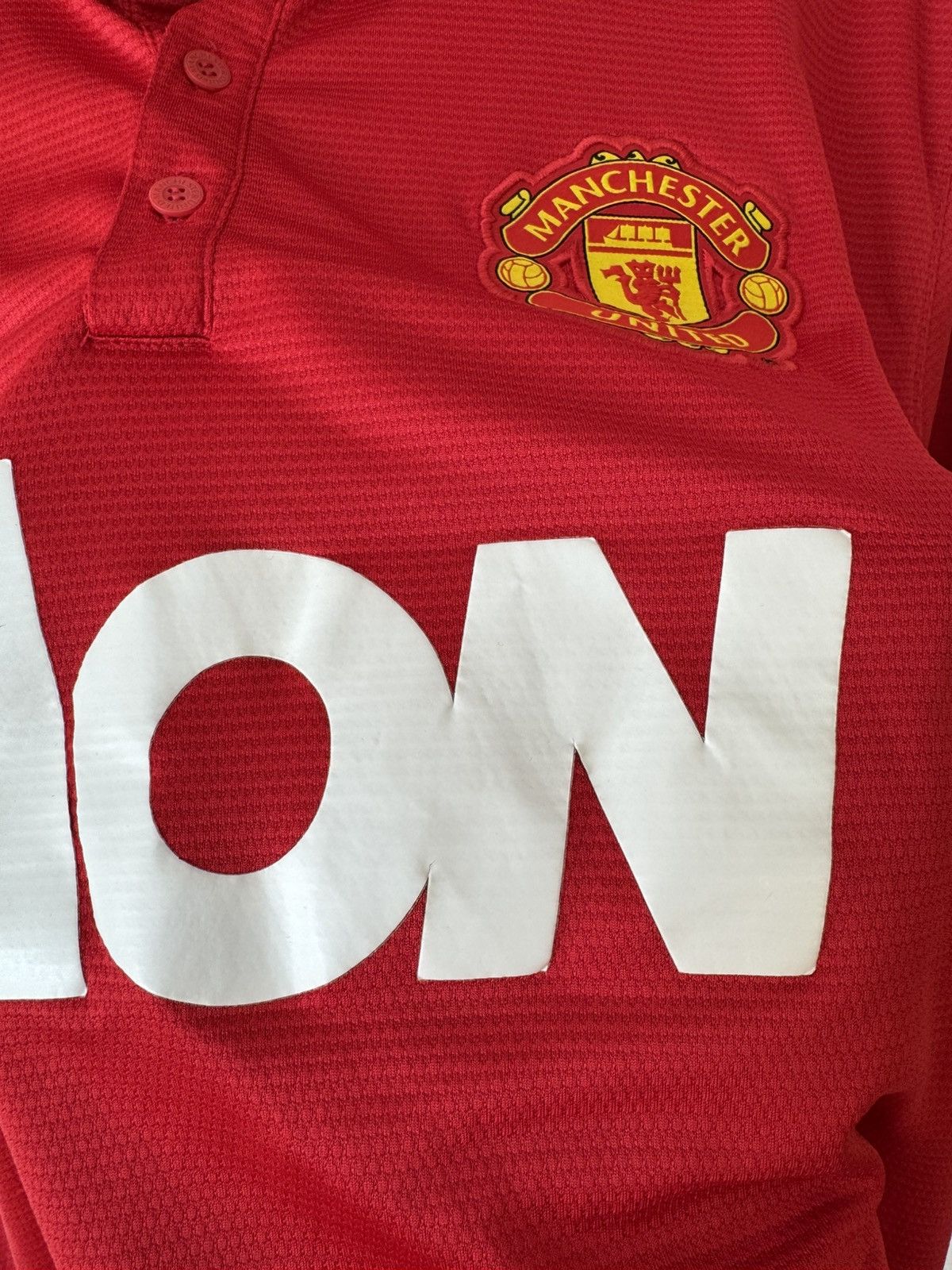 Nike Manchester United 2014-2015 Home Soccer Jersey Shirt Kit Size US XXL / EU 58 / 5 - 8 Thumbnail