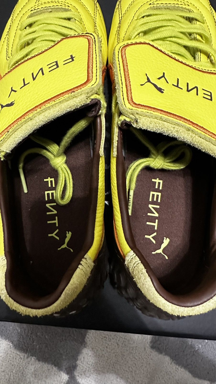 Fenty × Puma Puma x Fenty Avanti LS Stitched 'Lime Sheen' (9.5M/11W) Size US 9.5 / EU 42-43 - 5 Thumbnail