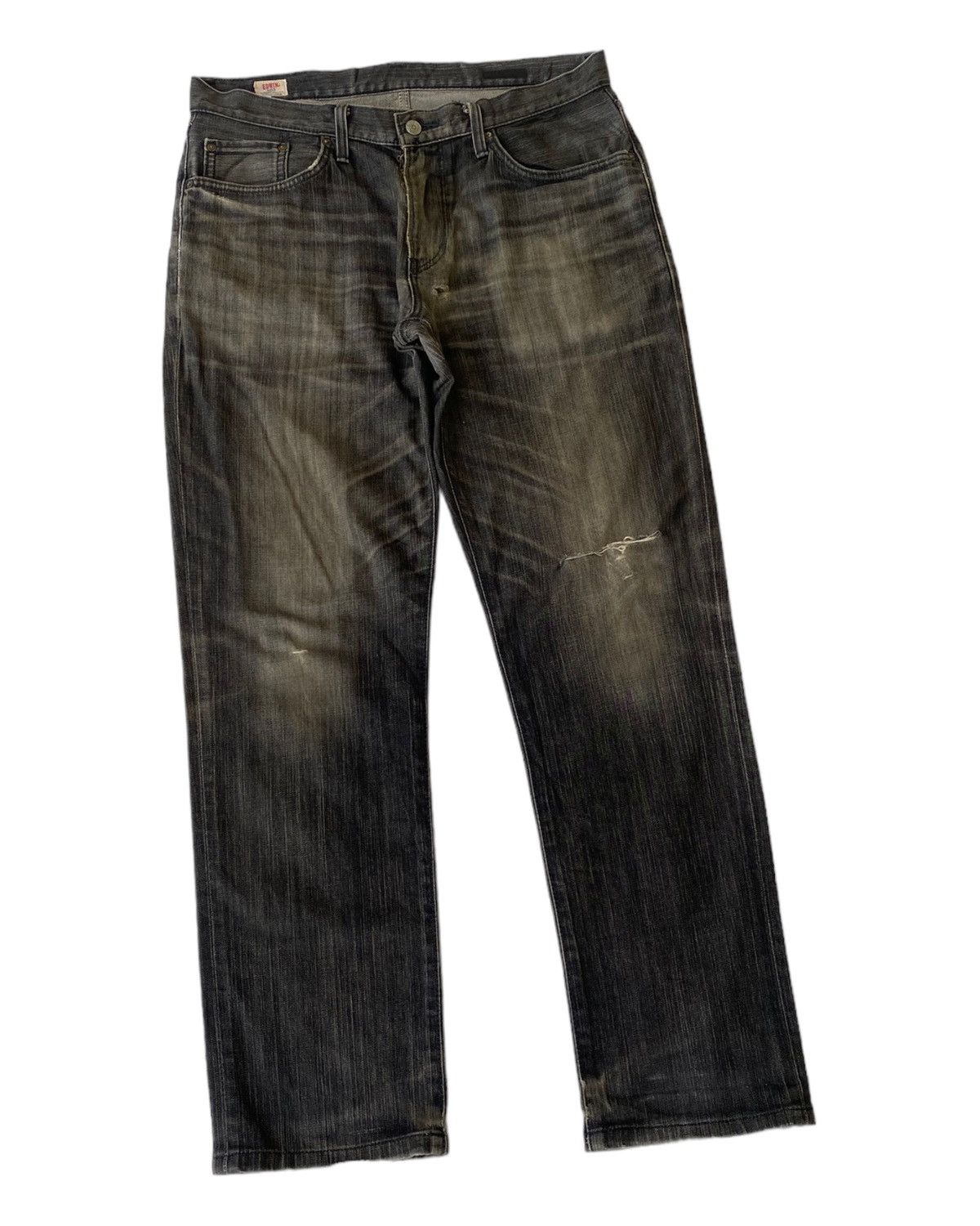 Edwin BAGGY DISTRESSED DENIM EDWIN JAPAN UNDERCOVER STYLE DESIGN Size US 34 / EU 50 - 5 Thumbnail
