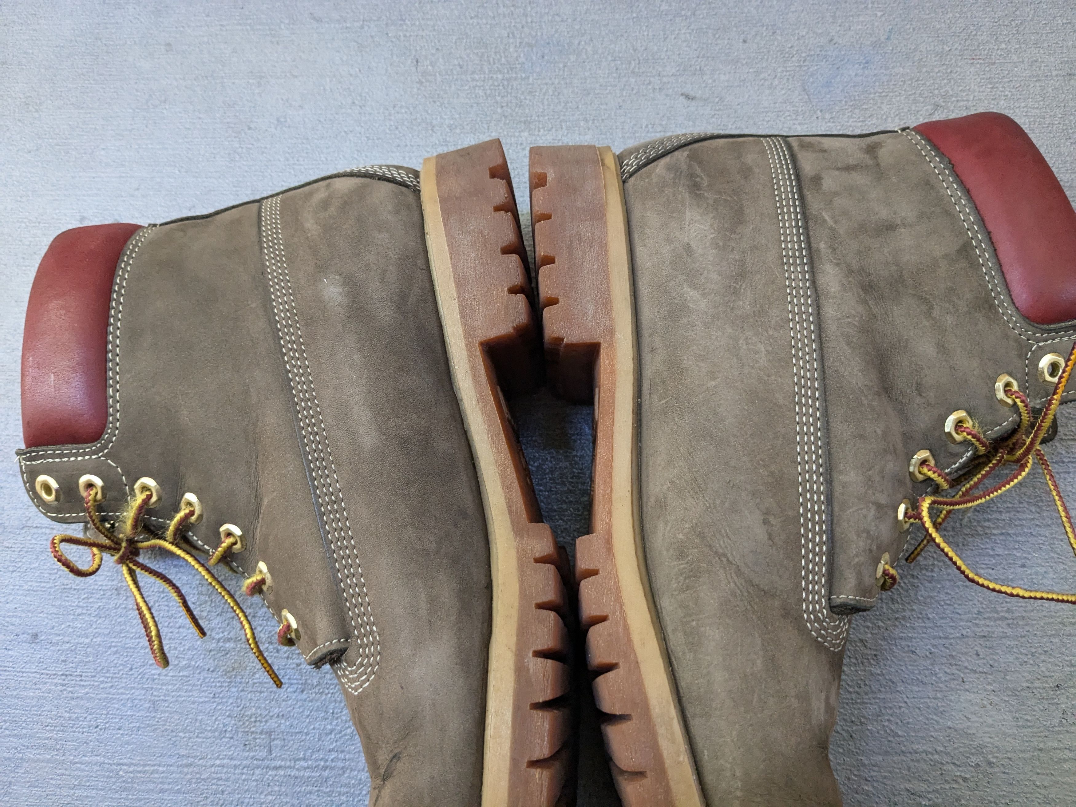 Timberland Timberland Boots Brown 11.5 Suede Leather Wheat Rubber Size US 11.5 / EU 44-45 - 16 Thumbnail