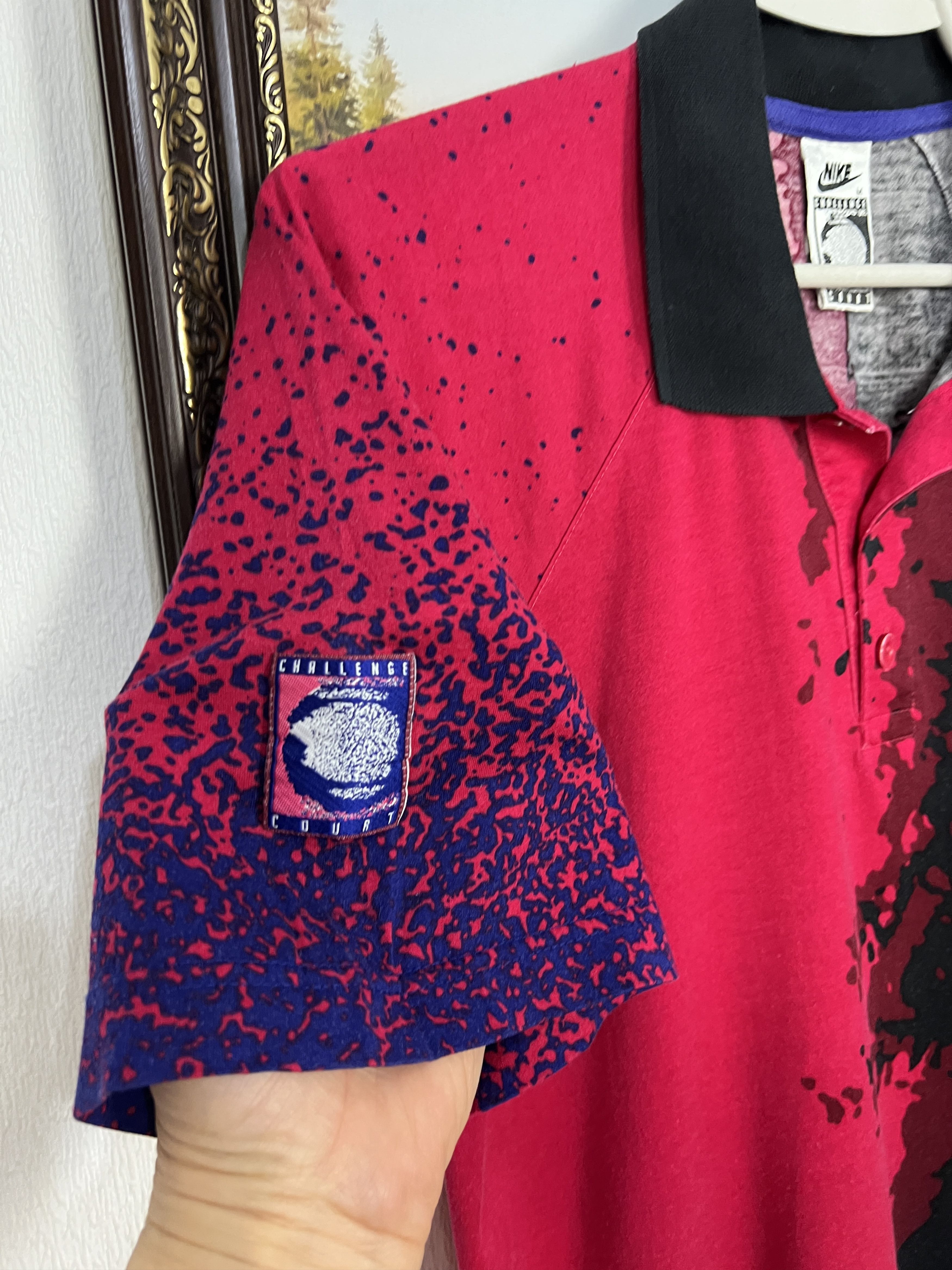 Nike Vintage 90's Challenge Court Andre Agassi Tennis Polo Shirt Size US M / EU 48-50 / 2 - 4 Thumbnail