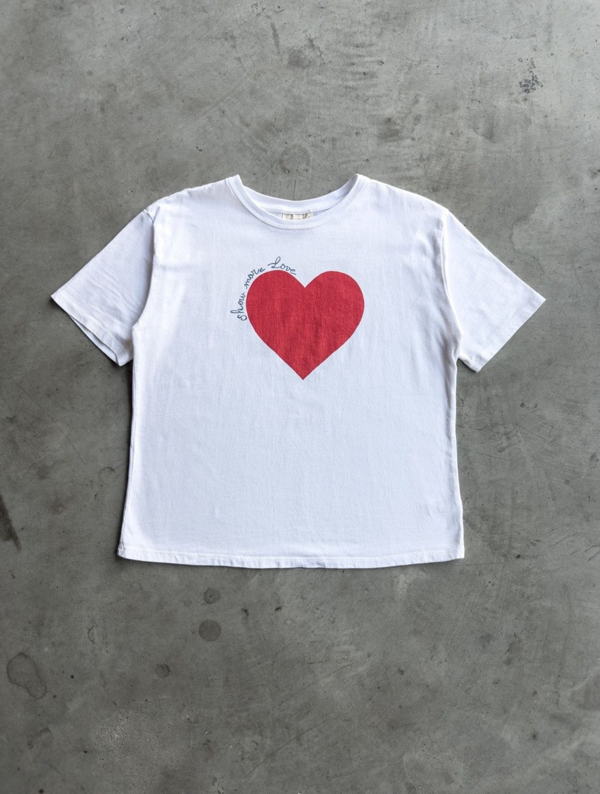 Other Y2K 2000s Cropped & Boxy Heart Graphic Tee - XS Size XS / US 0-2 / IT 36-38 - 1 Thumbnail