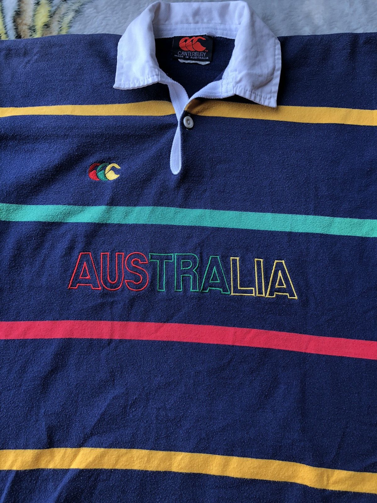 Canterbury of New Zealand Vintage Canterbury Australia Rugby Jersey Collar Size US S / EU 44-46 / 1 - 6 Thumbnail