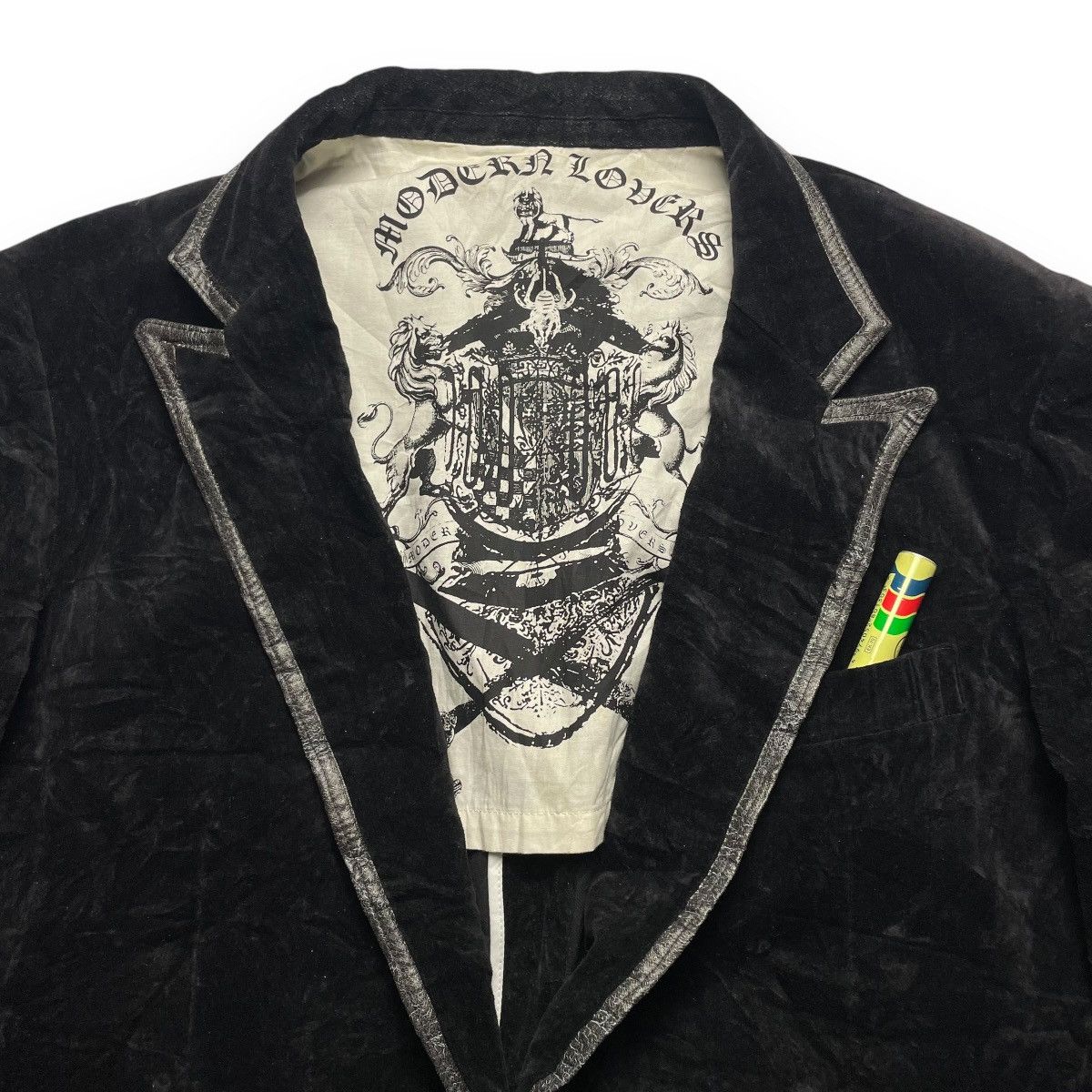 Super Lovers 🇯🇵 MODERN LOVERS CORDUROY PUNK GOTHIC CASUAL JACKET Size US L / EU 52-54 / 3 - 7 Thumbnail