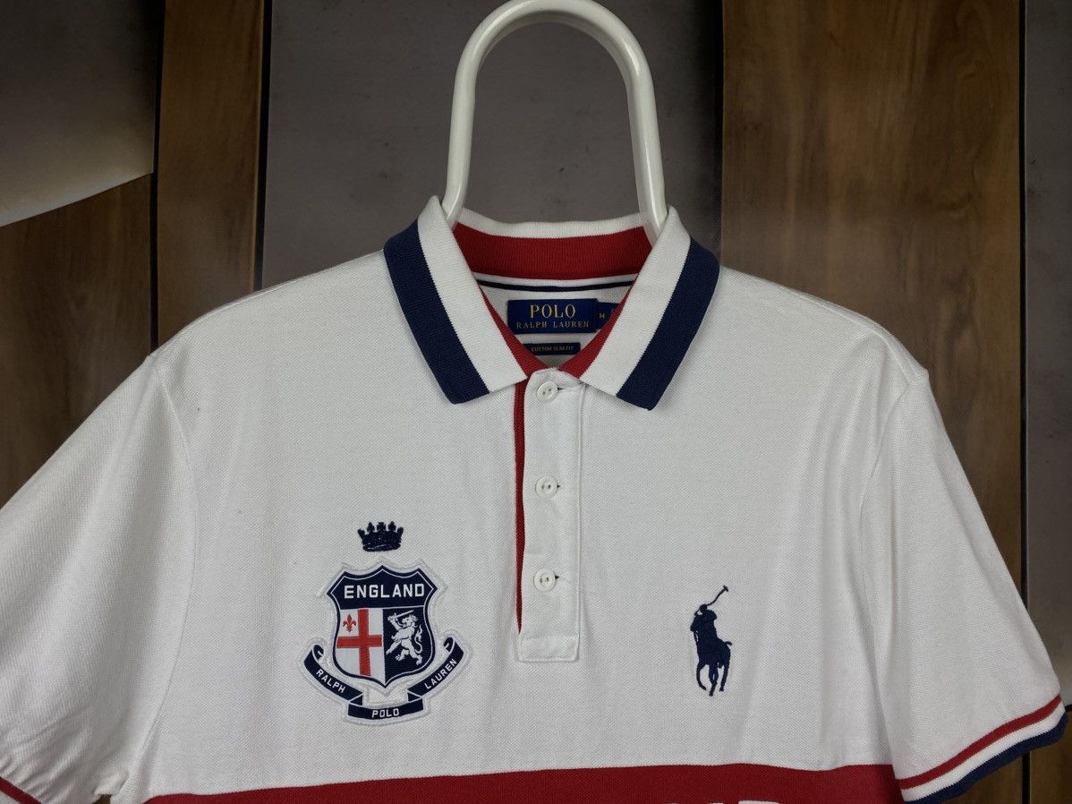 Polo Ralph Lauren 🎠Vintage 00s Polo T-Shirt Polo Ralph Lauren England Racing🎠 Size US M / EU 48-50 / 2 - 6 Thumbnail