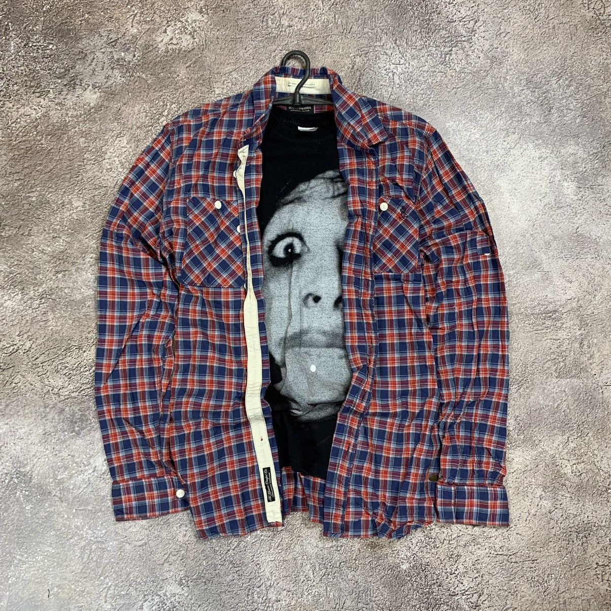 Vintage Vintage 90s Grunge Plaid Shirt Graphic Print Oversized XL Size US XL / EU 56 / 4 - 1 Thumbnail