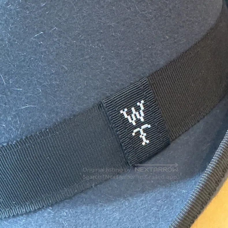 Wtaps Wtaps Black Gray Rabbit Fur Top Hat Size ONE SIZE - 5 Thumbnail